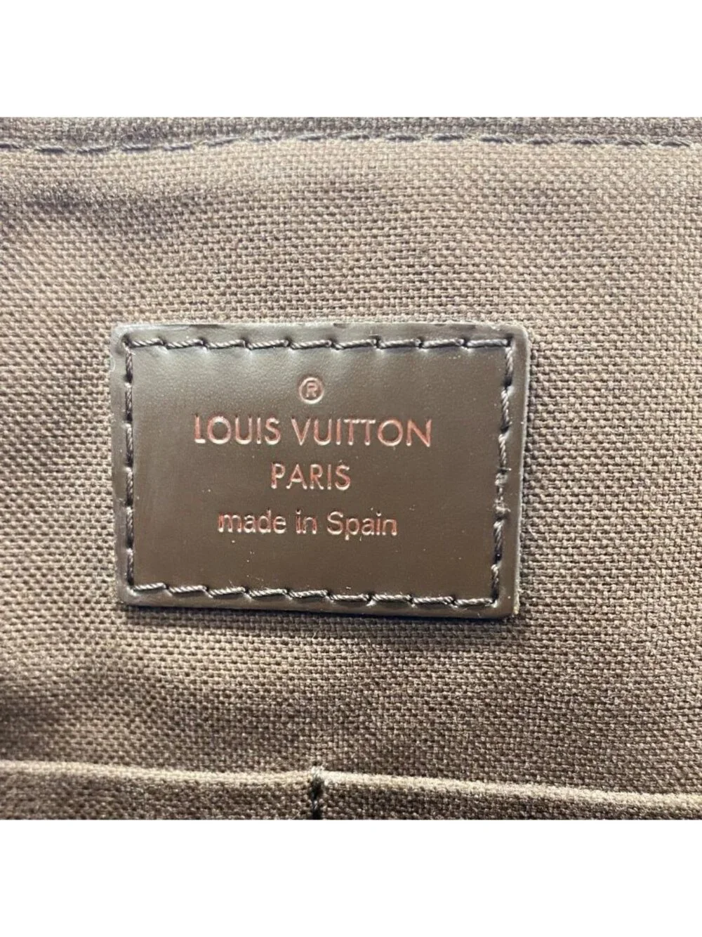 Louis Vuitton Shoulder Bag Damier Brooklyn MM Ebene